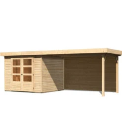 Abri De Jardin En Bois Massif 5,95m² Askola 3,5 Avec Appentis 280cm Et Paroi Arrière – Karibu 8 Abri De Jardin En Bois Massif 5,95m² Askola 3,5 Avec Appentis 280cm Et Paroi Arrière – Karibu -Jardin Extérieur Boutique abri de jardin en bois massif 595m askola 35 avec appentis 280cm et paroi arriere woodfeeling 2