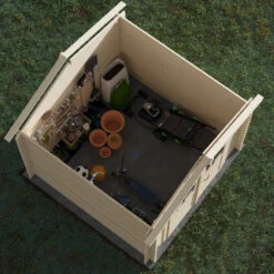 Abri De Jardin En Bois Massif 5,9m² JUNO – Madriers 19mm – Forest Style -Jardin Extérieur Boutique abri de jardin en bois massif 62m malawi madriers 19mm forest style 4