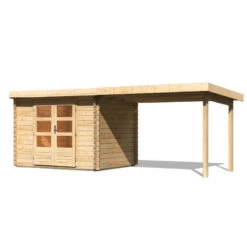 Abri De Jardin En Bois Massif 7,04m² Bastrup 3 Avec Appentis 300cm – Karibu 8 Abri De Jardin En Bois Massif 7,04m² Bastrup 3 Avec Appentis 300cm – Karibu -Jardin Extérieur Boutique abri de jardin en bois massif 704m bastrup 3 avec appentis 300cm woodfeeling 2