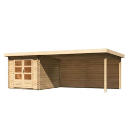 Abri De Jardin En Bois Massif 7,04m² Bastrup 4 Avec Appentis 400cm Et Paroi Arrière – Karibu 8 Abri De Jardin En Bois Massif 7,04m² Bastrup 4 Avec Appentis 400cm Et Paroi Arrière – Karibu -Jardin Extérieur Boutique abri de jardin en bois massif 704m bastrup 4 avec appentis 400cm et paroi arriere woodfeeling 2