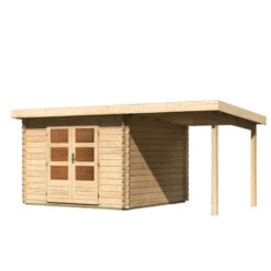 Abri De Jardin En Bois Massif 8,82m² Bastrup 5 Avec Appentis 200cm – Karibu 8 Abri De Jardin En Bois Massif 8,82m² Bastrup 5 Avec Appentis 200cm – Karibu -Jardin Extérieur Boutique abri de jardin en bois massif 882m bastrup 5 avec appentis 200cm woodfeeling 2