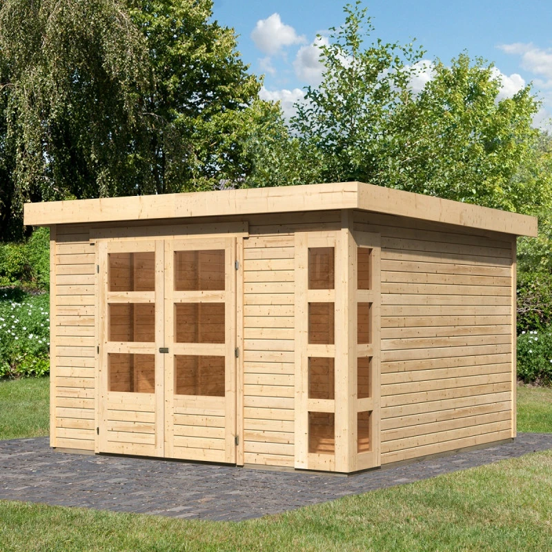 Abri De Jardin En Bois Massif 9,24m² Kerko 6 – Karibu 1 Abri De Jardin En Bois Massif 9,24m² Kerko 6 – Karibu