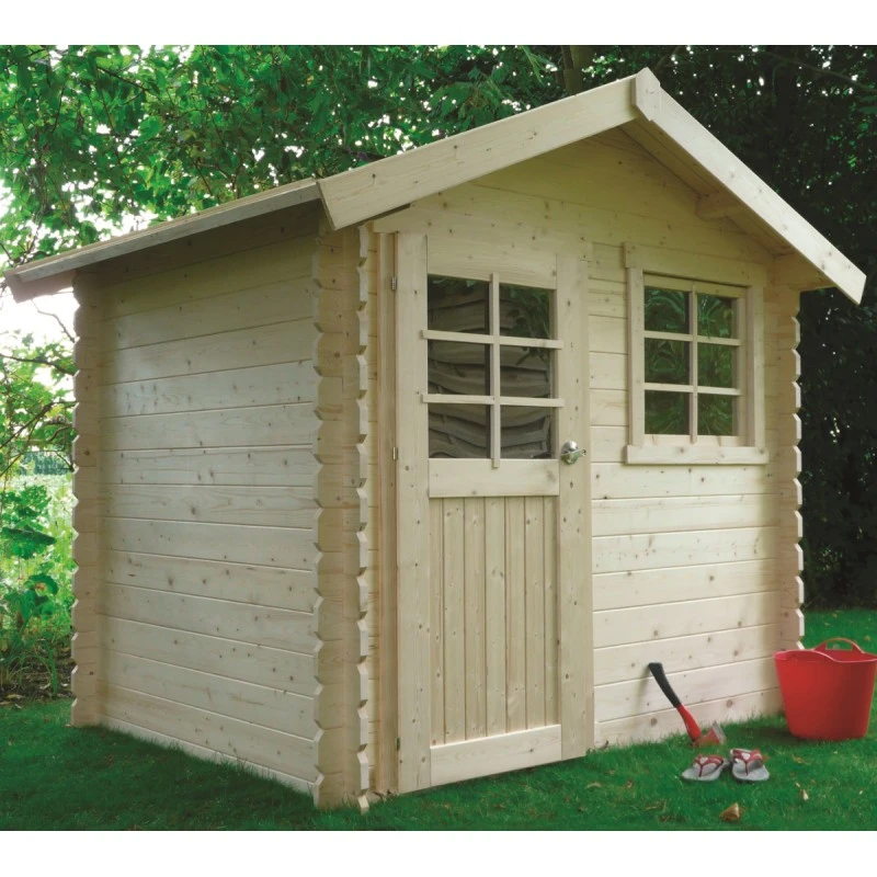 Abri De Jardin En Bois Traité Autoclave 28mm Laval Porte Simple 4,71m² SOLID 1 Abri De Jardin En Bois Traité Autoclave 28mm Laval Porte Simple 4,71m² SOLID