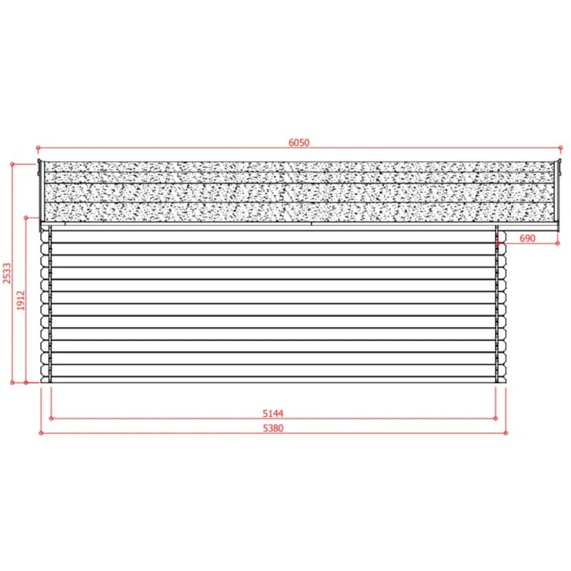 Abri De Jardin En Bois Traité Autoclave 28mm Vernier Avec Double Porte 28,94m² - SOLID 3 Abri De Jardin En Bois Traité Autoclave 28mm Vernier Avec Double Porte 28,94m² - SOLID – Image 3