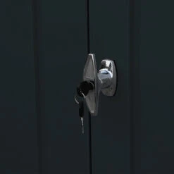 Abri De Jardin En Métal Anthracite 3,92m² + Kit D'ancrage + Kit De Fondation DURAMAX -Jardin Extérieur Boutique abri de jardin en metal anthracite 392m duramax kit d ancrage kit de fondation 5