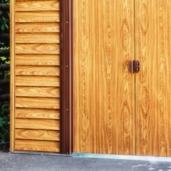 Abri De Jardin En Métal Aspect Bois 6,62m² + Kit D'ancrage - X-METAL -Jardin Extérieur Boutique abri de jardin en metal aspect bois 662m kit d ancrage x metal 5