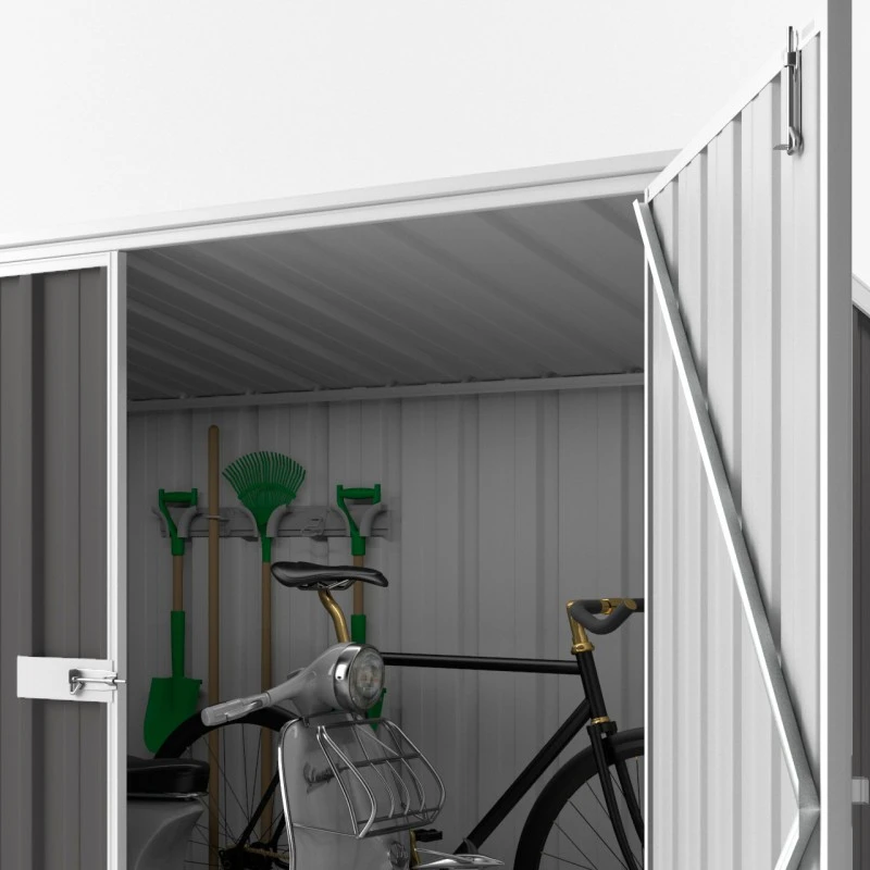 Abri De Jardin En Métal Colorbond Gris 2,02m² Bikestore EASYSHED 5 Abri De Jardin En Métal Colorbond Gris 2,02m² Bikestore EASYSHED – Image 5