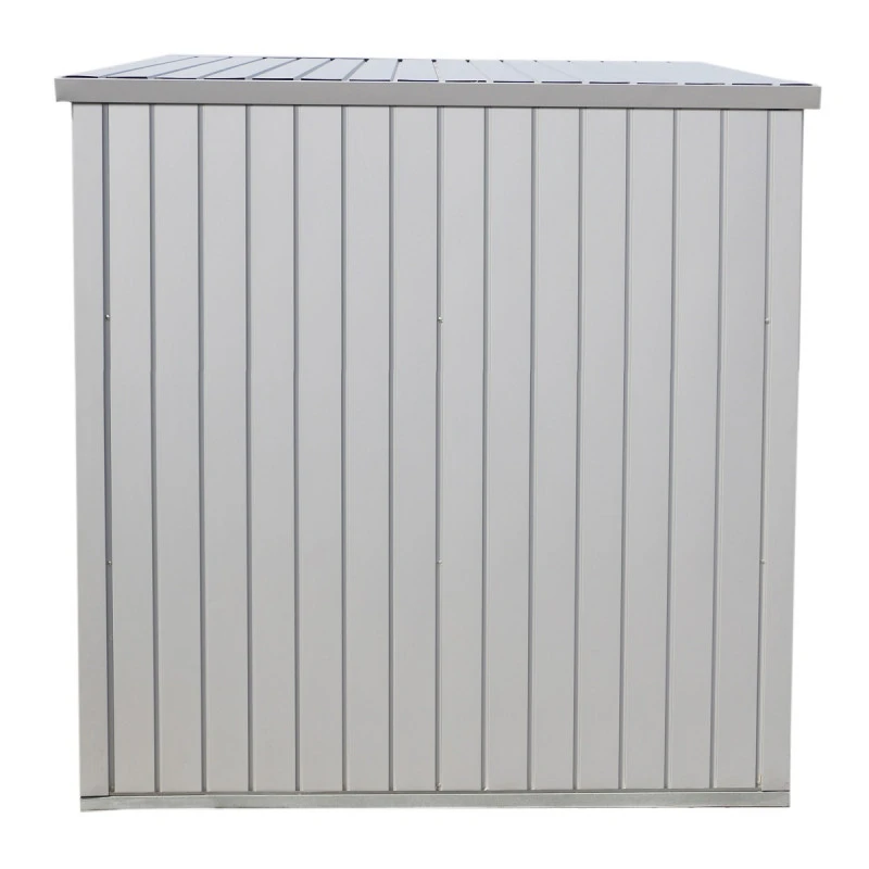 Abri De Jardin En Métal Gris 3,92m² + Kit D'ancrage + Kit De Fondation DURAMAX 5 Abri De Jardin En Métal Gris 3,92m² + Kit D'ancrage + Kit De Fondation DURAMAX – Image 5