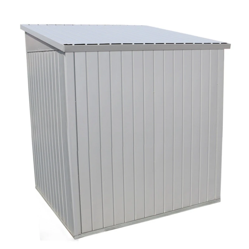 Abri De Jardin En Métal Gris 3,92m² + Kit D'ancrage + Kit De Fondation DURAMAX 6 Abri De Jardin En Métal Gris 3,92m² + Kit D'ancrage + Kit De Fondation DURAMAX – Image 6