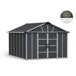 Abri De Jardin En Polycarbonate 11,7m² Avec Plancher YUKON - Palram - Canopia -Jardin Extérieur Boutique abri de jardin en polycarbonate 117m avec plancher yukon palram 2