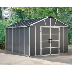 Abri De Jardin En Polycarbonate 11,7m² Avec Plancher YUKON - Palram - Canopia -Jardin Extérieur Boutique abri de jardin en polycarbonate 117m avec plancher yukon palram 3