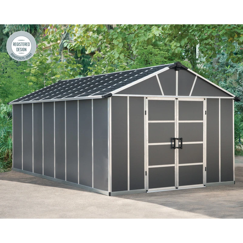 Abri De Jardin En Polycarbonate 17,2m² Avec Plancher YUKON - Palram - Canopia 4 Abri De Jardin En Polycarbonate 17,2m² Avec Plancher YUKON - Palram - Canopia – Image 4