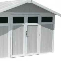 Abri De Jardin En PVC 11,2m² UTILITY Blanc Et Gris Bleu Grosfillex + Kit Ancrage Offert 11 Abri De Jardin En PVC 11,2m² UTILITY Blanc Et Gris Bleu Grosfillex + Kit Ancrage Offert -Jardin Extérieur Boutique abri de jardin en pvc 112m utility blanc et gris bleu grosfillex 5