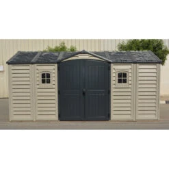 Abri De Jardin En PVC 11,95m² DarkGrey Apex + Kit De Fondation DURAMAX 8 Abri De Jardin En PVC 11,95m² DarkGrey Apex + Kit De Fondation DURAMAX -Jardin Extérieur Boutique abri de jardin en pvc 1195m darkgrey apex duramax kit de fondation 2