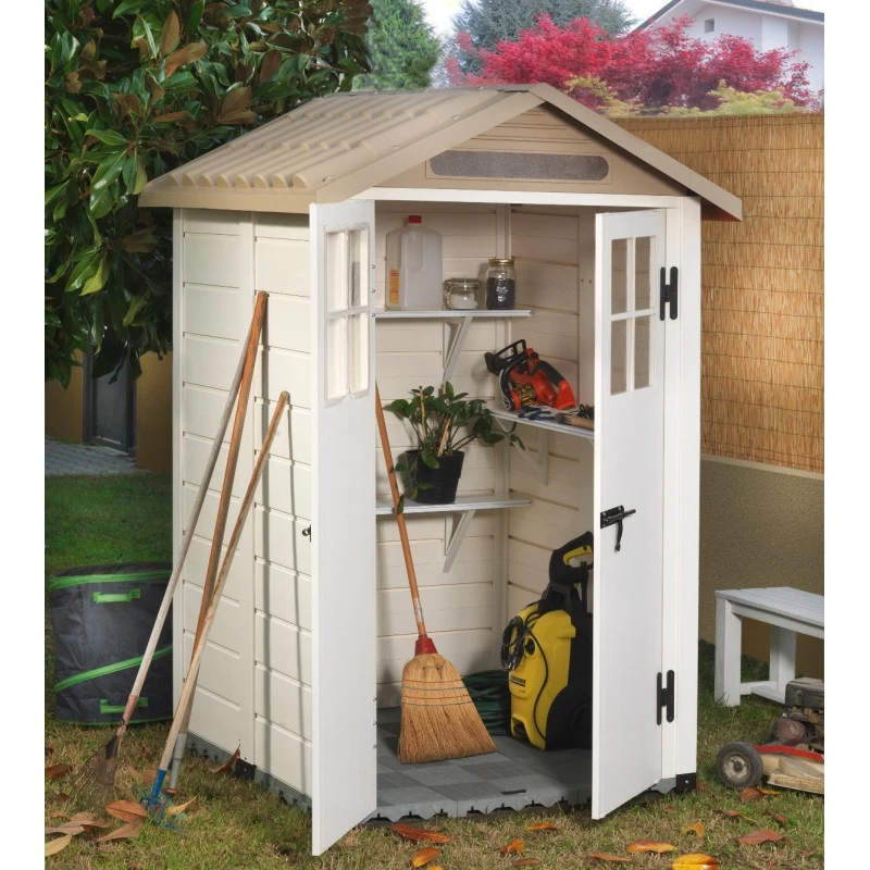 Abri De Jardin En PVC 1,97m² Avec Plancher Evo Tuscany 120 – Garofalo 1 Abri De Jardin En PVC 1,97m² Avec Plancher Evo Tuscany 120 – Garofalo