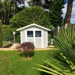 Abri De Jardin En PVC 4,9m² DECO Gris Clair Et Blanc Grosfillex + Kit Ancrage Offert 11 Abri De Jardin En PVC 4,9m² DECO Gris Clair Et Blanc Grosfillex + Kit Ancrage Offert -Jardin Extérieur Boutique abri de jardin en pvc 49m gris clair et blanc grosfillex 5