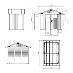 Abri De Jardin 4m² En PVC UTILITY Blanc Et Gris Vert Grosfillex + Kit Ancrage Offert 10 Abri De Jardin 4m² En PVC UTILITY Blanc Et Gris Vert Grosfillex + Kit Ancrage Offert -Jardin Extérieur Boutique abri de jardin en pvc 49m utility blanc et gris vert grosfillex 4
