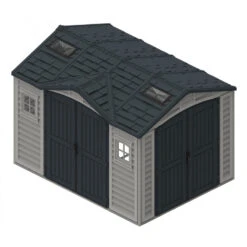 Abri De Jardin En PVC 8,05m² DarkGrey Apex + Kit De Fondation DURAMAX 8 Abri De Jardin En PVC 8,05m² DarkGrey Apex + Kit De Fondation DURAMAX -Jardin Extérieur Boutique abri de jardin en pvc 805m darkgrey apex duramax kit de fondation 2