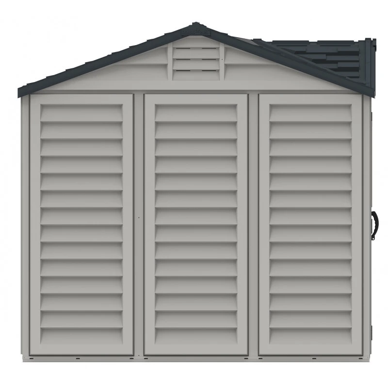 Abri De Jardin En PVC 8,05m² DarkGrey Apex + Kit De Fondation DURAMAX 6 Abri De Jardin En PVC 8,05m² DarkGrey Apex + Kit De Fondation DURAMAX – Image 6