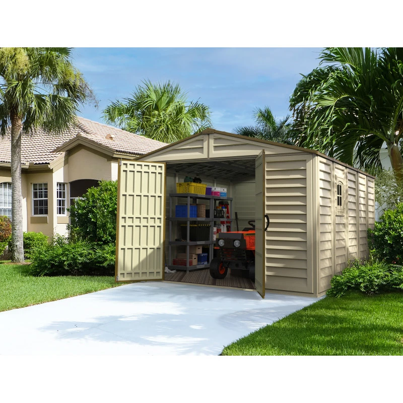 Abri De Jardin En PVC WoodStyle Premium 13,12m² Duramax 1 Abri De Jardin En PVC WoodStyle Premium 13,12m² Duramax