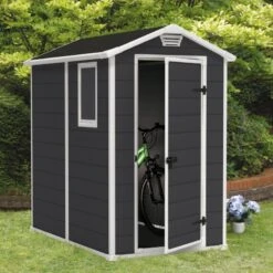 Abri De Jardin En Résine 2,5m² Premium 46 S + Plancher - Keter -Jardin Extérieur Boutique abri de jardin en resine 25m premium 46 s plancher keter 3