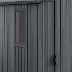 Abri De Jardin En Résine Aspect Bois Grisé 2,3m² Darwin 46 + Plancher - Keter -Jardin Extérieur Boutique abri de jardin en resine aspect bois grise 23m darwin 46 plancher keter 4