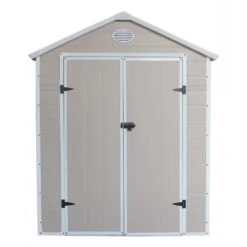 Abri De Jardin En Résine Beige 5,32m² + Kit De Fondation - JOBU 8 Abri De Jardin En Résine Beige 5,32m² + Kit De Fondation - JOBU -Jardin Extérieur Boutique abri de jardin en resine beige 532m kit de fondation jobu 2