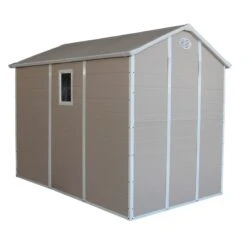 Abri De Jardin En Résine Beige 5,32m² + Kit De Fondation - JOBU 9 Abri De Jardin En Résine Beige 5,32m² + Kit De Fondation - JOBU -Jardin Extérieur Boutique abri de jardin en resine beige 532m kit de fondation jobu 3