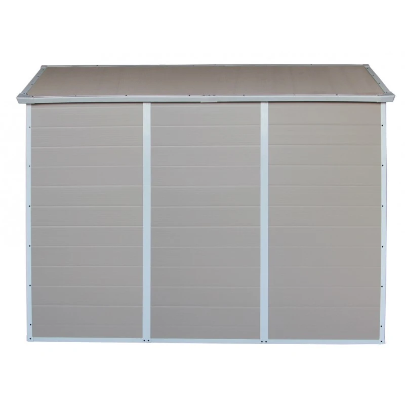 Abri De Jardin En Résine Beige 5,32m² + Kit De Fondation - JOBU 6 Abri De Jardin En Résine Beige 5,32m² + Kit De Fondation - JOBU – Image 6