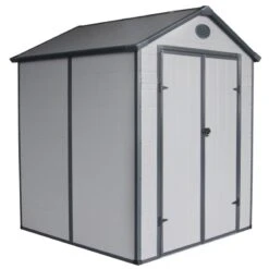 Abri De Jardin En Résine Gris 3,65m² + Kit De Fondation - JOBU 11 Abri De Jardin En Résine Gris 3,65m² + Kit De Fondation - JOBU -Jardin Extérieur Boutique abri de jardin en resine gris 365m kit de fondation jobu 5