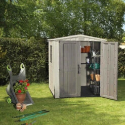 Abri De Jardin En Résine Sydney 3,48m² + Plancher Keter -Jardin Extérieur Boutique abri de jardin en resine sydney 348m plancher keter 2