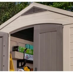 Abri De Jardin En Résine Sydney 4,41m² + Plancher Keter -Jardin Extérieur Boutique abri de jardin en resine sydney 441m plancher keter 3