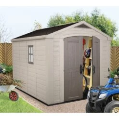 Abri De Jardin En Résine Sydney 8,5m² + Plancher Keter -Jardin Extérieur Boutique abri de jardin en resine sydney 808m plancher keter 3
