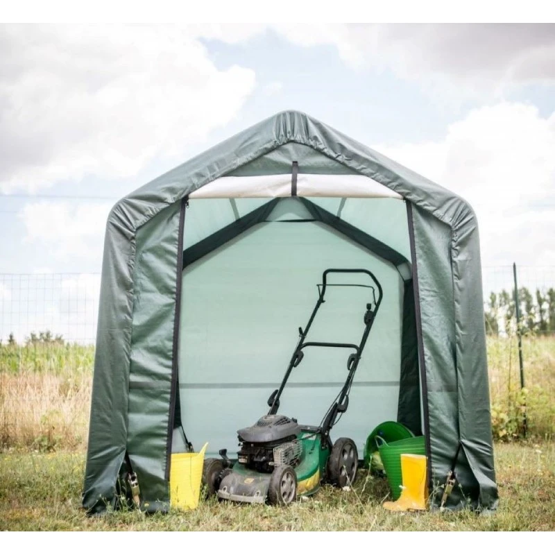Abri De Jardin En Toile Renforcée Verte Toit 2 Pentes 3,35m² HABRITA 1 Abri De Jardin En Toile Renforcée Verte Toit 2 Pentes 3,35m² HABRITA