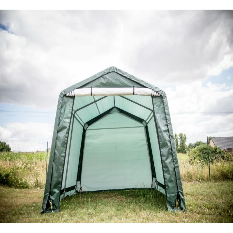 Abri De Jardin En Toile Renforcée Verte Toit 2 Pentes 9,30m² HABRITA 3 Abri De Jardin En Toile Renforcée Verte Toit 2 Pentes 9,30m² HABRITA – Image 3