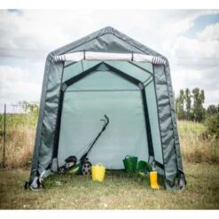 Abri De Jardin En Toile Renforcée Verte Toit 2 Pentes 9,30m² HABRITA 9 Abri De Jardin En Toile Renforcée Verte Toit 2 Pentes 9,30m² HABRITA -Jardin Extérieur Boutique abri de jardin en toile renforcee verte toit 2 pentes 930m habrita 3