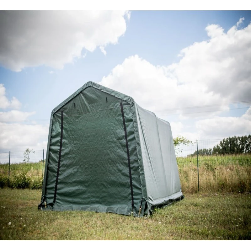 Abri De Jardin En Toile Renforcée Verte Toit 2 Pentes 9,30m² HABRITA 1 Abri De Jardin En Toile Renforcée Verte Toit 2 Pentes 9,30m² HABRITA