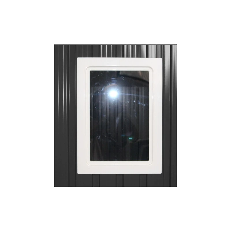 Abri De Jardin 10,85m² Métal PLUS Anthracite + Kit D'ancrage X-METAL 5 Abri De Jardin 10,85m² Métal PLUS Anthracite + Kit D'ancrage X-METAL – Image 5