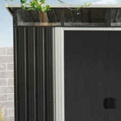 Abri De Jardin Métal 5,64m² Skylight Anthracite + Kit D'ancrage X-METAL 8 Abri De Jardin Métal 5,64m² Skylight Anthracite + Kit D'ancrage X-METAL -Jardin Extérieur Boutique abri de jardin metal 562m skylight anthracite kit d ancrage x metal 2