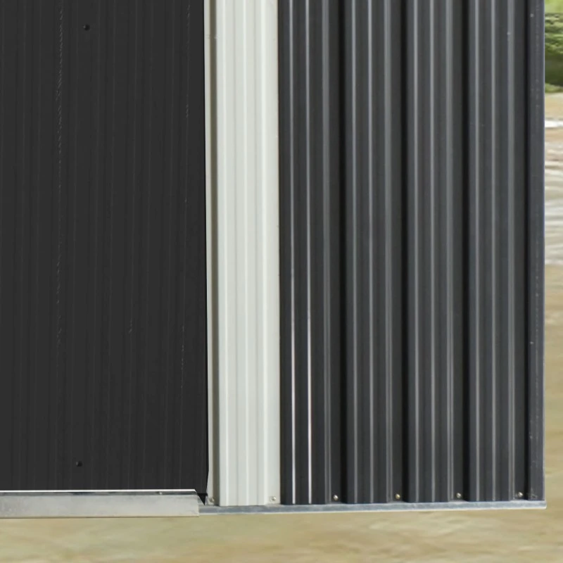 Abri De Jardin Métal 5,64m² Skylight Anthracite + Kit D'ancrage X-METAL 4 Abri De Jardin Métal 5,64m² Skylight Anthracite + Kit D'ancrage X-METAL – Image 4