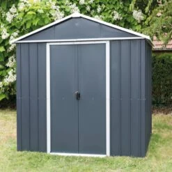 Abri De Jardin Métal Anthracite 7,18m² + Kit D'ancrage Inclus - YARDMASTER 9 Abri De Jardin Métal Anthracite 7,18m² + Kit D'ancrage Inclus - YARDMASTER -Jardin Extérieur Boutique abri de jardin metal anthracite 718m kit d ancrage inclus yardmaster 3