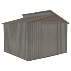 Abri De Jardin Métal Avec Puit De Lumière 7,25m² Imitation Bois Vieilli 8 Abri De Jardin Métal Avec Puit De Lumière 7,25m² Imitation Bois Vieilli -Jardin Extérieur Boutique abri de jardin metal avec puit de lumiere 725m imitation bois vieilli 3