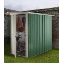 Abri De Jardin Métal Galvanisé Vert 1,90m² + Kit D'ancrage Inclus - YARDMASTER -Jardin Extérieur Boutique abri de jardin metal galvanise vert 190m kit d ancrage inclus yardmaster 2