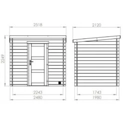Abri De Jardin Moderne En Bois Traité Autoclave 3,9m² - Madriers 28mm - Nicia - Forest Style 9 Abri De Jardin Moderne En Bois Traité Autoclave 3,9m² - Madriers 28mm - Nicia - Forest Style -Jardin Extérieur Boutique abri de jardin moderne en bois traite autoclave 39m madriers 28mm nicia forest style 3