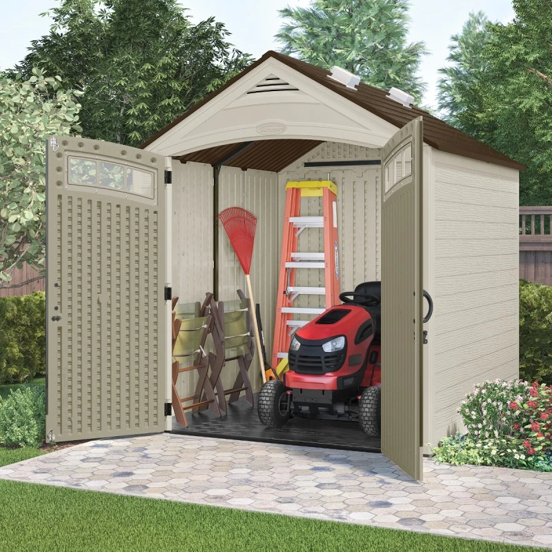 Abri De Jardin Polyéthylène 25mm 4,84m² StorePlus + Plancher SUNCAST 2 Abri De Jardin Polyéthylène 25mm 4,84m² StorePlus + Plancher SUNCAST – Image 2