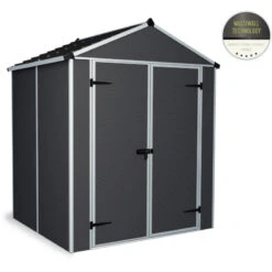 Abri De Jardin RUBICON 2,8m² En Aluminium Et Polycarbonate - Palram - Canopia -Jardin Extérieur Boutique abri de jardin rubicon 28m en aluminium et polycarbonate palram 1 3