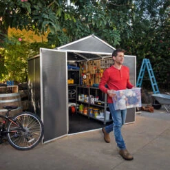 Abri De Jardin RUBICON 4,2m² En Aluminium Et Polycarbonate - Palram - Canopia -Jardin Extérieur Boutique abri de jardin rubicon 42m en aluminium et polycarbonate palram 1 4