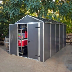 Abri De Jardin RUBICON 7m² En Aluminium Et Polycarbonate - Palram - Canopia -Jardin Extérieur Boutique abri de jardin rubicon 7m en aluminium et polycarbonate palram 1 2