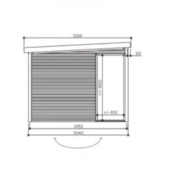Abri De Jardin Tavira 26m² En Bois Massif 28mm Avec Terrasse Couverte - SOLID -Jardin Extérieur Boutique abri de jardin tavira 26m en bois massif 28mm avec terrasse couverte solid 2