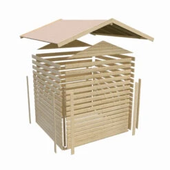 Abri De Jardin Dahme 3 De 3,31m² Panneaux Bois 14mm - Karibu -Jardin Extérieur Boutique abri de jardin tobin 3 de 331m panneaux bois 14mm karibu 5